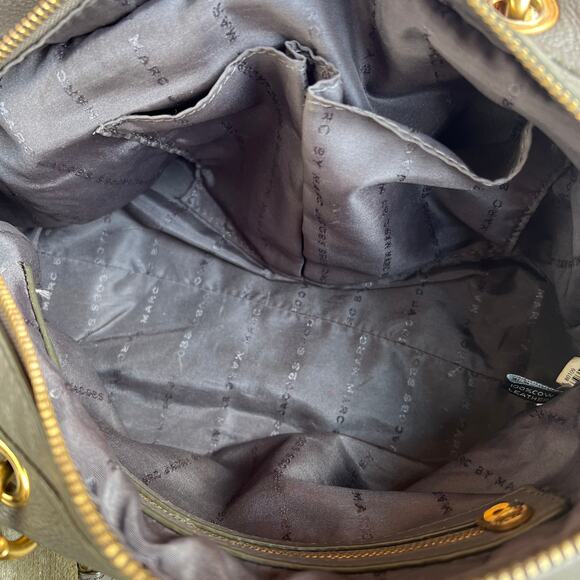 Marc by Marc Jacobs Too Hot to Handle Leather Satchel Handbag Purse - Picture 6 of 10